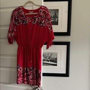 Juicy Couture Hot Pink Floral Mini Dress